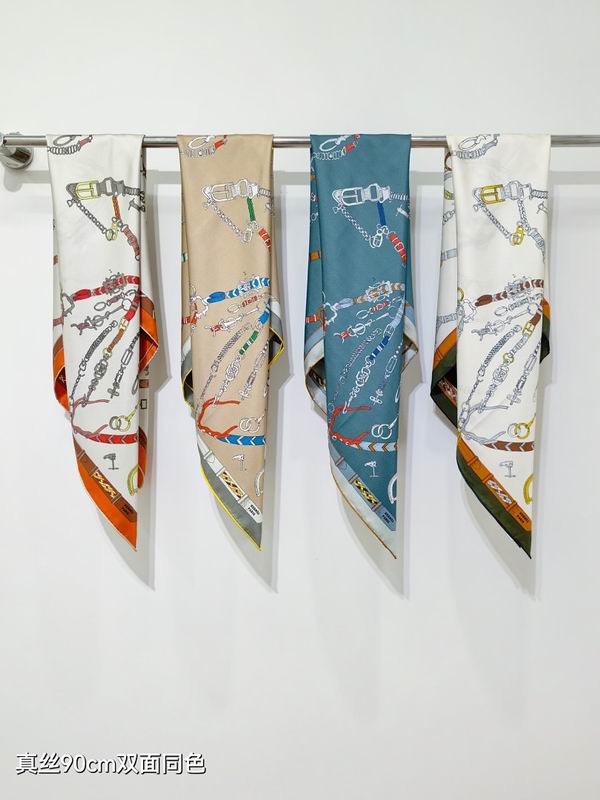 Hermes silk scarf hm02